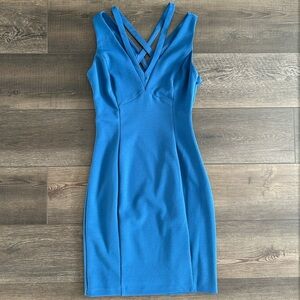 Guess Blue Sleeveless Dress